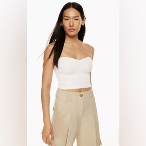 Babaton (never worn) tube top size medium